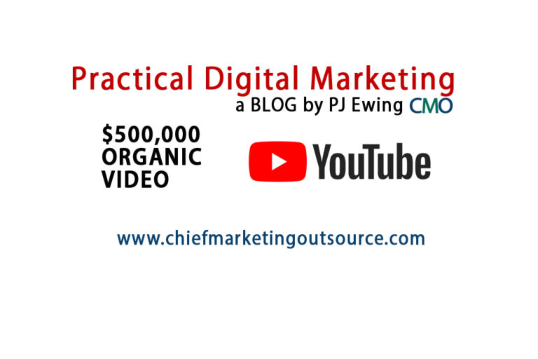 CMO-BLOG-$500,000 ORGANIC YOUTUBE VIDEO